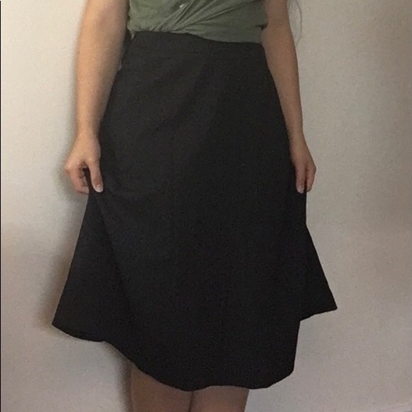 Jacob Charcoal grey lined  A-line gored skirt. Size 9/10 - Picture 5 of 8